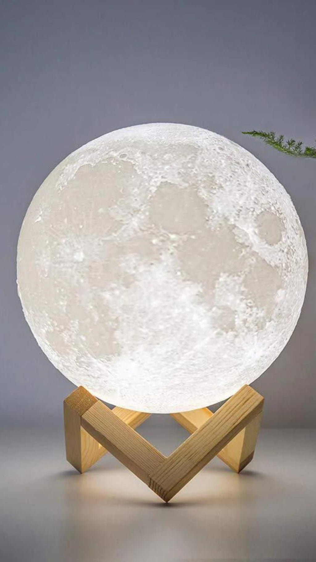 Lámpara Luna 3D LED Recargable